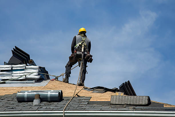Professional Roofing technician working in Westerville, OH